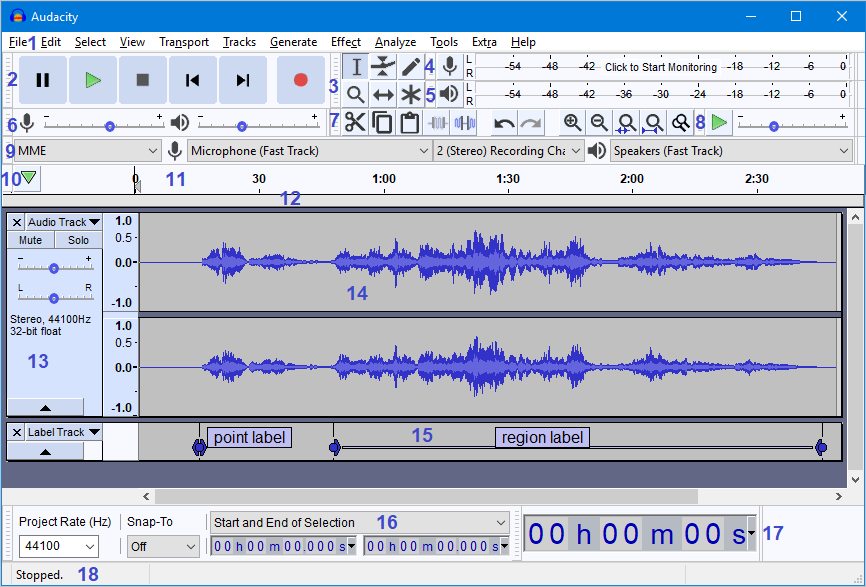 audacity free audio editor and recorder for mac